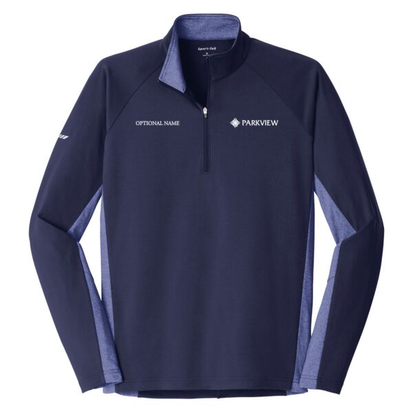 Parkview 2023 - Sport Wick ® Stretch Contrast 1/2 Zip Pullover Thumbnail