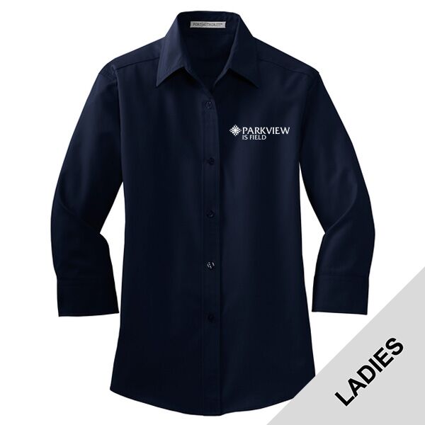 Parkview IS FIELD - Ladies 3/4 Sleeve Easy Care Shirt Thumbnail