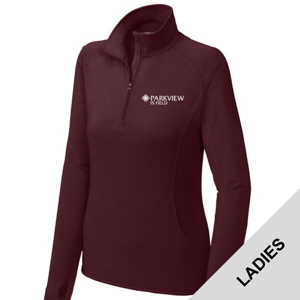 Parkview IS FIELD - Ladies Sport Wick ® Stretch 1/4 Zip Pullover Thumbnail
