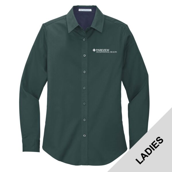 Parkview OCCUPATIONAL HEALTH - Ladies Long Sleeve Easy Care Shirt Thumbnail