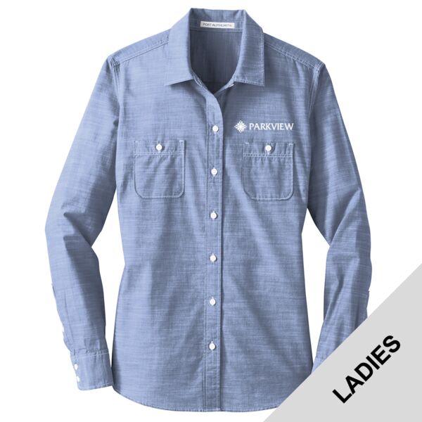 Parkview Culture - Ladies Slub Chambray Shirt Thumbnail