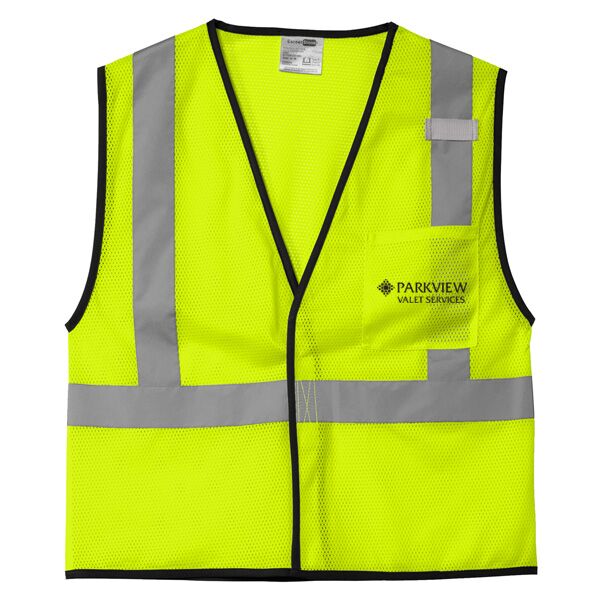 Parkview - Ansi 107 Class 2 Economy Mesh One Pocket Vest Thumbnail