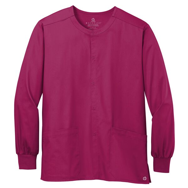 IS FIELD - Parkview Main - Unisex WorkFlex Snap Front Scrub Jacket Thumbnail