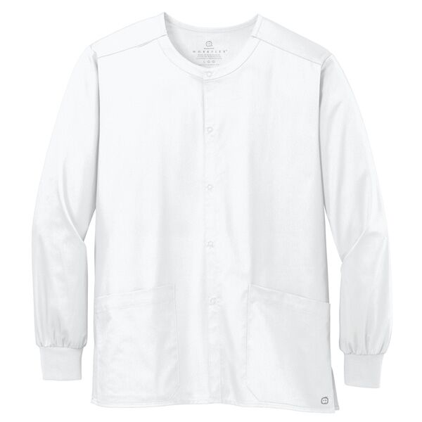 STUDENT NURSING - Parkview Main - Unisex WorkFlex Snap Front Scrub Jacket Thumbnail