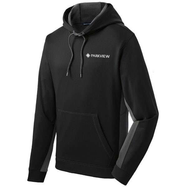 Parkview February - Sport Wick Fleece Colorblock Hooded Pullover Thumbnail