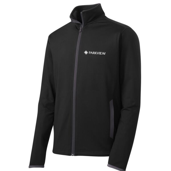 Parkview February - Sport-Wick Stretch Contrast Full-Zip Jacket Thumbnail