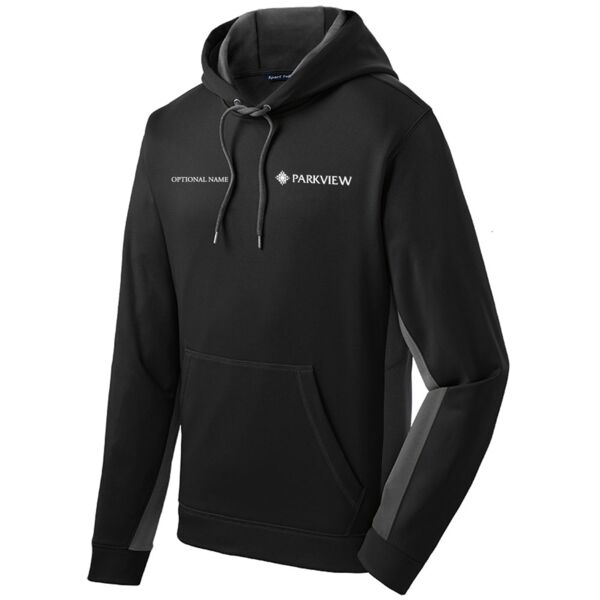 Parkview Wholesale - Sport Wick Fleece Colorblock Hooded Pullover Thumbnail