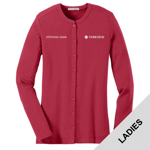 Parkview Wholesale - Ladies Concept Stretch Button Front Cardigan Thumbnail