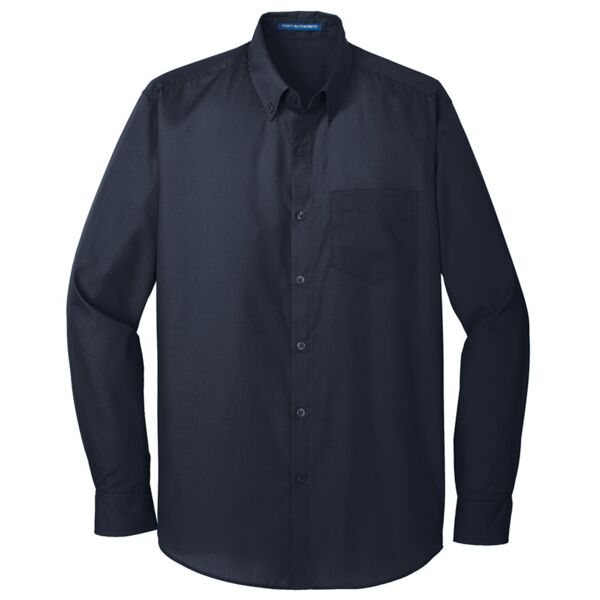 Parkview Nutrition Services - Long Sleeve Carefree Poplin Shirt Thumbnail