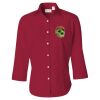Women's Three-Quarter Sleeve Baby Twill Shirt Thumbnail